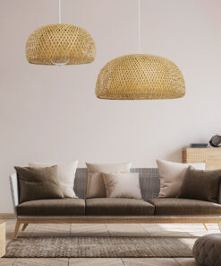 GLOBOSTAR® SAN TROPEZ 01627 Boho Κρεμαστό Φωτιστικό Οροφής με Ντουί 1 x E27 AC 220-240V IP20 - Μπεζ - Μ60 x Π60 x Υ29cm 19 e330b1 post 95