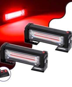 GloboStar® GloboStar® 85024 PRO Series ΣΕΤ 2 x Μπάρες Σήμανσης Οχήματος Πυροσβεστικής για Αυτοκίνητα & Φορτηγά 13 Προγραμμάτων Φωτισμού STROBE LED CREE CXB COB 18W DC 10-30V Αδιάβροχο IP65 Κόκκινο