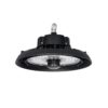 GloboStar® GLOBOSTAR® INDUSTRY 61704 Βιομηχανικό Φωτιστικό Καμπάνα High Bay UFO Τεχνολογίας Smart Group Linkable Control System 2.4Ghz με Αισθητήρα Κίνησης Microwave LED 100W 15000lm SDCM<5 90° AC 85-265V Αδιάβροχο IP65 IK08 Φυσικό Λευκό 5000K - 175 x Sanan Opto SMD Chip & TÜV SÜD Driver - Μαύρο Χυτό Αλουμίνιο - Μ26.5 x Π26.5 x Υ15cm - 5 Χρόνια Εγγύηση
