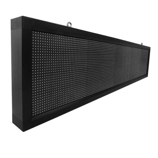 GloboStar® GLOBOSTAR®DISPLAY 90283 Κυλιόμενη Ψηφιακή Επιγραφή 160x32cm P10 Μονής Όψης LED AC 220-240V Αδιάβροχο IP65 Μπλε - WiFi Control μέσω FK APP - Αισθητήρας Θερμοκρασίας & Υγρασίας - Μ168 x Π9 x Υ40cm - 2 Χρόνια Εγγύηση