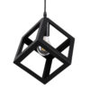 GLOBOSTAR® CUBE 00801 Μοντέρνο Κρεμαστό Φωτιστικό Οροφής με Ντουί 1 x E27 AC 220-240V IP20 - Μαύρο - Μ25 x Π25 x Υ25cm 1 GloboStar® GLOBOSTAR® CUBE 00801 Μοντέρνο Κρεμαστό Φωτιστικό Οροφής με Ντουί 1 x E27 AC 220-240V IP20 - Μαύρο - Μ25 x Π25 x Υ25cm