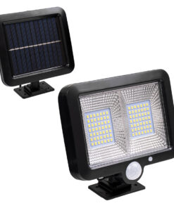 GloboStar® GloboStar® 71459 Αυτόνομος Ηλιακός Προβολέας LED SMD 10W 260lm με Ενσωματωμένη Μπαταρία 1200mAh - Φωτοβολταϊκό Πάνελ με Αισθητήρα Ημέρας-Νύχτας - PIR Αισθητήρα Κίνησης Αδιάβροχο IP65 Ψυχρό Λευκό 6000K