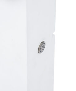 GloboStar® MAKEUP MIRROR-60x90-4 Μοντέρνος Καθρέπτης Μακιγιάζ με Πλαίσιο Φυσικού Ξύλου με Διακόπτη On/Off 10 x E27 AC220-240V - Μ60 x Π7 x Υ90cm - Λευκή Λάκα 18 e76419 60x90 9