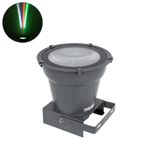GloboStar® GloboStar® FLOOD-AION 90227 Προβολέας Wall Washer Special Water Effect - Ειδικού Εφέ Νερού LED 40W 2400lm 15° DC 24V Αδιάβροχο IP65 L35.5 x W31.5 x H16.5cm RGBW DMX512 - Γκρι Ανθρακί - 3 Years Warranty