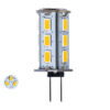 GloboStar® GLOBOSTAR® G4BACK 76134 Λάμπα G4 LED 5W 450lm 320° DC 12-24V IP20 Θερμό Λευκό 2700K Dimmable - Sanan SMD Chip - Back Pin - Μ1.8 x Π1.8 x Υ4.3cm - 2 Χρόνια Εγγύηση