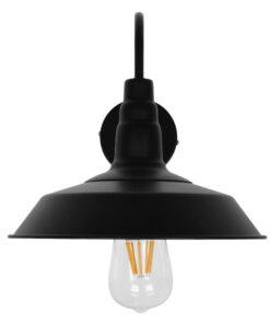GLOBOSTAR® RAY 01065 Vintage Φωτιστικό Τοίχου - Απλίκα με Ντουί 1 x E27 AC 220-240V IP20 - Μαύρο - Μ26 x Π37 x Υ32cm 11 eaa5d2 01065 6