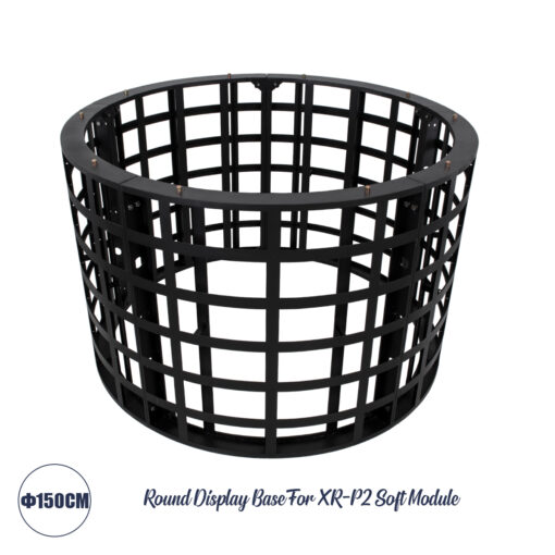 GloboStar® GloboStar® BASULCO 90248 Μεταλλικό Cabinet με Διάμετρο D150cm για Δημιουργία Στρόγγυλου LED Video Wall Curved με τα Εύκαμπτα Πλακίδια Ψηφιακής Οθόνης 32x16cm SKU:90232 IP20 - Φ150 x Υ96cm