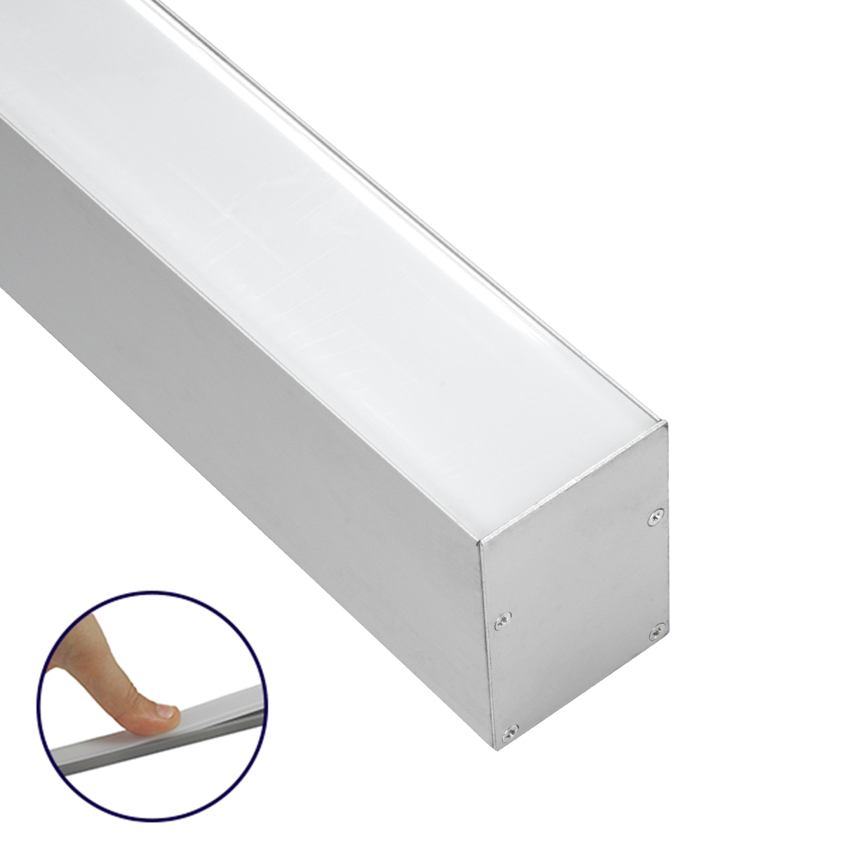 GloboStar® SURFACEPENDANT-PROFILE 70826-3M Προφίλ Αλουμινίου - Βάση & Ψύκτρα Ταινίας LED με Λευκό Γαλακτερό Κάλυμμα - Επιφανειακή & Κρεμαστή Χρήση - Πατητό Κάλυμμα - Ασημί - 3 Μέτρα - Μ300 x Π5 x Υ7cm 2 GloboStar® GloboStar® SURFACEPENDANT-PROFILE 70826-3M Προφίλ Αλουμινίου - Βάση & Ψύκτρα Ταινίας LED με Λευκό Γαλακτερό Κάλυμμα - Επιφανειακή & Κρεμαστή Χρήση - Πατητό Κάλυμμα - Ασημί - 3 Μέτρα - Μ300 x Π5 x Υ7cm