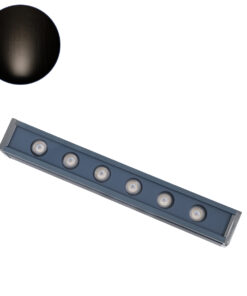GloboStar® GLOBOSTAR® WASHER-VAIA 90180 Μπάρα Φωτισμού Wall Washer LED 6W 690lm 30° DC 24V Αδιάβροχο IP65 Φυσικό Λευκό 4500K Dimmable - Γκρι Ανθρακί - Μ30 x Π4 x Υ5cm - 3 Χρόνια Εγγύηση