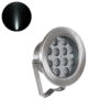GloboStar® GLOBOSTAR® UNDERWATER-JERRY 90424 Υποβρύχιο Επιφανειακό Σποτ για Σιντριβάνια/Πισίνες LED 12W 1200lm 30° DC 24V Αδιάβροχο IP68 Ψυχρό Λευκό 6000K Dimmable - Ανοξείδωτο Ατσάλι 304 - Μ14.5 x Π7 x Υ19cm - 3 Χρόνια Εγγύηση