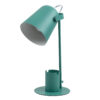 GloboStar® GloboStar® PENCASE 61566 Μοντέρνο Επιτραπέζιο Φωτιστικό Πορτατίφ Μονόφωτο 1 x E27 IP20 Πράσινο Μέταλλο - Μ12 x Π15 x Υ38cm