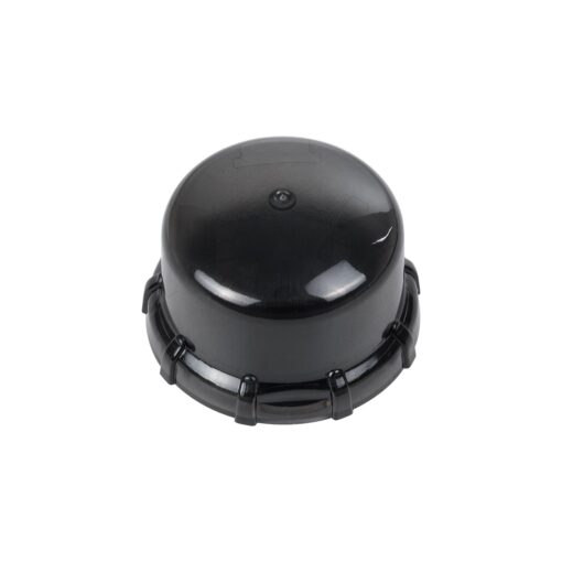 GloboStar® GLOBOSTAR® INDUSTRY-CAP 61707 Κάλυμμα με Zhaga Socket για τα Βιομηχανικά Φωτιστικά Καμπάνες High Bay UFO Τεχνολογίας Smart Group Linkable Control System 2.4Ghz Αδιάβροχο IP65 Μαύρο Πλαστικό ABS - Μ5 x Π5 x Υ3.5cm