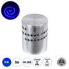 GloboStar® STAINS 60596 Φωτιστικό Τοίχου - Απλίκα Αρχιτεκτονικού Φωτισμού Εσωτερικού Χώρου LED 5W 300lm 360° AC 220-240V IP44 Φ5.5 x Υ7cm - Μπλε - Ασημί Νίκελ Ματ - Bridgelux Chip - 3 Χρόνια Εγγύηση 1 GloboStar® GloboStar® STAINS 60596 Φωτιστικό Τοίχου - Απλίκα Αρχιτεκτονικού Φωτισμού Εσωτερικού Χώρου LED 5W 300lm 360° AC 220-240V IP44 Φ5.5 x Υ7cm - Μπλε - Ασημί Νίκελ Ματ - Bridgelux Chip - 3 Χρόνια Εγγύηση