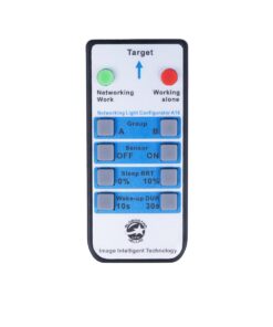 GloboStar® GLOBOSTAR® SMARTGROUP-REM 61703 Ασύρματο Χειριστήριο IR για όλα τα Φωτιστικά Τεχνολογίας Smart Group Linkable Control System 2.4Ghz DC 3V CR 2032 IP20 Γκρι με Μαύρο Πλαστικό ABS - Μ9 x Π4 x Υ1.5cm - 5 Χρόνια Εγγύηση