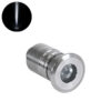 GloboStar® GLOBOSTAR® UNDERWATER-DANI 90412 Υποβρύχιο Χωνευτό Σποτ για Σιντριβάνια/Πισίνες LED 1W 100lm 5° DC 24V Αδιάβροχο IP68 Ψυχρό Λευκό 6000K Dimmable - Ανοξείδωτο Ατσάλι 304 - Φ3 x Υ5cm - Q2.4cm - 3 Χρόνια Εγγύηση