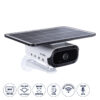 GloboStar® GloboStar® 86047 Αυτόνομη Ηλιακή Camera 1080P 2MP WiFi 150° Μπαταρία 3200mAh Φωτοβολταϊκό Πάνελ Διπλή Κατέυθυνση Ομιλίας Αδιάβροχη IP66 Ψυχρό Λευκό 6000K - Λευκό