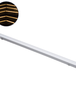 GloboStar® GLOBOSTAR® DIGI-BAR 90213 Ψηφιακή Pixel Addressable Facade Μπάρα LED 12W 840lm 180° DC 24V Αδιάβροχο IP65  8 x Pixel Θερμό Λευκό 2700K DMX512 Dimmable SPI/TTL Protocol IC UCS512C0 - Ασημί & Λευκό - Μ100 x Π3 x Υ4.5cm - 3 Χρόνια Εγγύηση