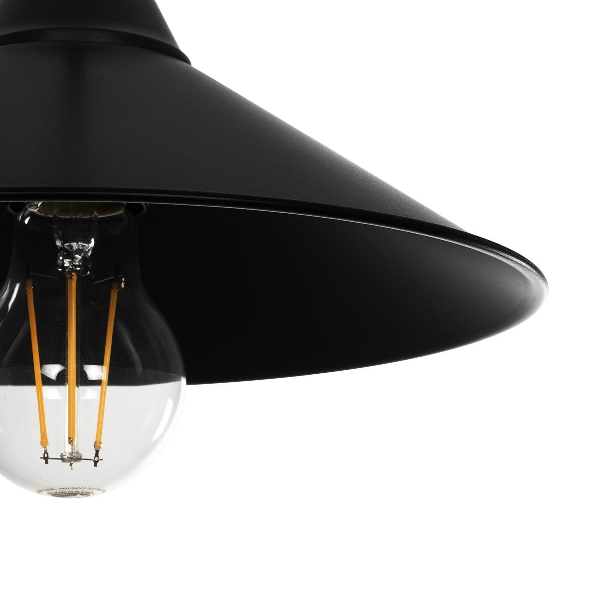 GLOBOSTAR® FONTE 203-0080 Μοντέρνο Κρεμαστό Φωτιστικό Οροφής με Ντουί 1 x E27 AC 220-240V IP20 - Μαύρο - Μ30 x Π30 x Υ15cm 8 GLOBOSTAR® FONTE 203-0080 Μοντέρνο Κρεμαστό Φωτιστικό Οροφής με Ντουί 1 x E27 AC 220-240V IP20 - Μαύρο - Μ30 x Π30 x Υ15cm - Image 7