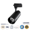 GloboStar® LUGANO 60816 Μονοφασικό Φωτιστικό Σποτ Ράγας LED 30W 3750lm 36° Acrylic HQ LENS AC 220-240V IP20 Φ7.5 x Υ22.7cm Φυσικό Λευκό 4500K - EUROTRACK® System 1L+1N - Μαύρο - Bridgelux Chip - TÜV Certified Driver - 5 Χρόνια Εγγύηση 2 GloboStar® GloboStar® LUGANO 60816 Μονοφασικό Φωτιστικό Σποτ Ράγας LED 30W 3750lm 36° Acrylic HQ LENS AC 220-240V IP20 Φ7.5 x Υ22.7cm Φυσικό Λευκό 4500K - EUROTRACK® System 1L+1N - Μαύρο - Bridgelux Chip - TÜV Certified Driver - 5 Χρόνια Εγγύηση