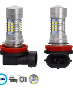 GloboStar® GloboStar® 85604 H16 JHY Line KIT Βασικού Φωτισμού Αυτοκινήτου & Μοτοσυκλέτας 2nd Generation Can-Bus Series LED SMD 3030 80W 8000lm DC 12V Αδιάβροχο IP65 Ψυχρό Λευκό 6000K