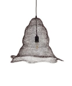 GloboStar® GLOBOSTAR® KENTUCKY 01890 Vintage Κρεμαστό Φωτιστικό Οροφής με Ντουί 1 x E27 AC 220-240V IP20 - Καφέ - Μ50 x Π50 x Υ48cm