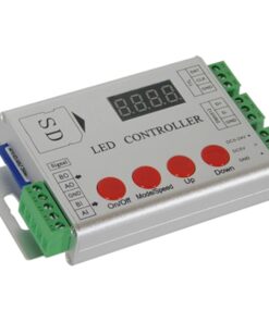 GloboStar® GloboStar® 73444 LED Digital RGB Controller DMX512 & Κάρτα SD για LED Digital RGB Προϊόντα 5v - 12v - 24v HC03 2048 IC