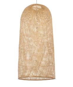 GloboStar® GLOBOSTAR® CALERO 00671 Boho Κρεμαστό Φωτιστικό Οροφής με Ντουί 1 x E27 AC 220-240V IP20 - Μπεζ - Μ50 x Π50 x Y110cm