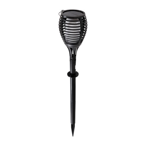 GloboStar® GloboStar® FIAMMA 61549 Αυτόνομο Ηλιακό Καρφωτό Φωτιστικό Κήπου LED SMD 2W 80lm με Ενσωματωμένη Μπαταρία 1500mAh - Φωτοβολταϊκό Πάνελ - Αισθητήρα Ημέρας-Νύχτας Φαναράκι Κήπου - Εφέ Φλόγας Διακοσμητικό - Αδιάβροχο IP65 - 1800K Φ10 x Υ55cm - 2 Χρόνια Εγγύηση