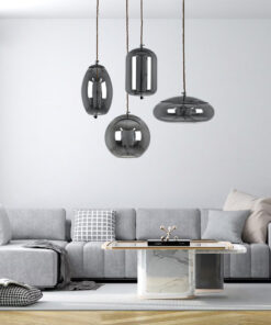 GLOBOSTAR® ΑΧΤΟΝ 00755 Μοντέρνο Κρεμαστό Φωτιστικό Οροφής LED 7W 500lm 180° AC 220-240V IP20 Θερμό Λευκό 2700K - Sanan SMD Chip - Μαύρο & Μαύρο Φιμέ - Μ17 x Π17 x Υ18cm - 2 Χρόνια Εγγύηση 19 f794c3 post 201