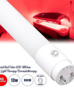 GloboStar® GloboStar® TREATMENT 60399 Λάμπα LED Τύπου Φθορίου T8 G13 90cm 13W 309lm 300° AC 220-240V IP20 Φ2.7 x Μ90cm - Κόκκινη 630-680nm Special For Light Therapy/Dermatotherapy - 3 Years Warranty