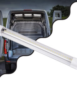 GloboStar® GloboStar® 85822 Φωτιστικό Καμπίνας - Cabinet Light 30CM - LED SMD 2835 10W 1000lm DC 12-85V με Κόλλα Διπλής Όψης 3M - Διακόπτη On/Off - Ψυχρό Λευκό 6000K