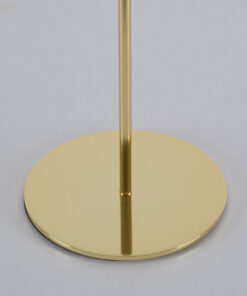 Alternative view of GloboStar® ISABELLA 35102 Κηροπήγιο Μεταλλικό Χρυσό Φ10 x Υ33cm