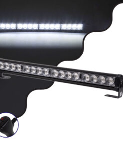 GloboStar® GloboStar® 85276 PRO Series Μπάρα Σήμανσης Οχήματος Ασθενοφόρου για Αυτοκίνητα & Φορτηγά 16 Προγραμμάτων Φωτισμού STROBE LED SMD 3030 32W DC 10-30V Αδιάβροχη IP66 Ψυχρό Λευκό 6000K