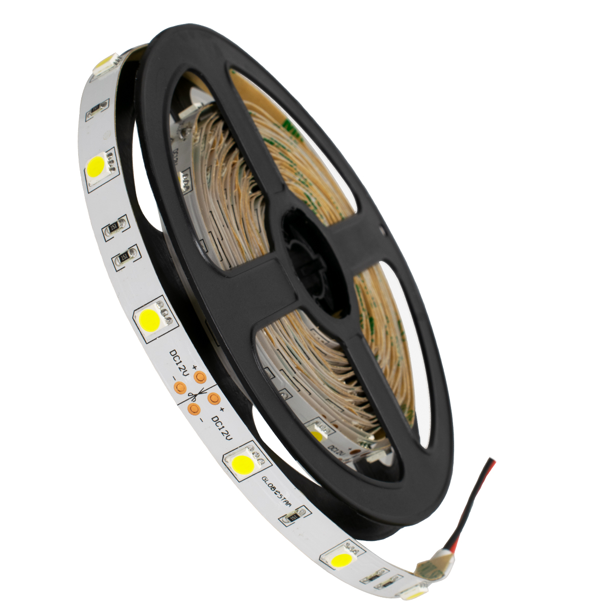 GloboStar® 70010 Ταινία LED SMD 5050 5m 7.2W/m 30LED/m 792lm/m 120° DC 12V IP20 Ψυχρό Λευκό 6000K 2 GloboStar® GloboStar® 70010 Ταινία LED SMD 5050 5m 7.2W/m 30LED/m 792lm/m 120° DC 12V IP20 Ψυχρό Λευκό 6000K