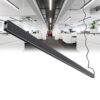 GloboStar® GloboStar® MARKET 61020-P Γραμμικό Κρεμαστό Φωτιστικό Linear LED 18W 2230lm 60° AC 220-240V Μ120 x Π2 x Υ4cm Ψυχρό Λευκό 6000K - Μαύρο - 3 Years Warranty