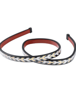 GloboStar® GloboStar® 81734 Car Backlit LED Strip Εύκαμπτη Ταινία 100cm Σήμανσης DRL Αυτοκινήτου 3 Προγραμμάτα Φωτισμού LED SMD 5050 12W DC 9-30V Αδιάβροχη IP65 Πορτοκαλί - Κόκκινο - 2 Χρόνια Εγγύηση