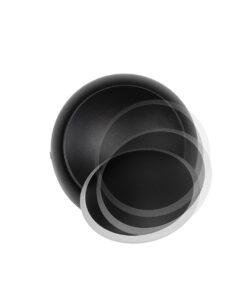 GLOBOSTAR® TSUKI 60675 Μοντέρνο Φωτιστικό Τοίχου - Απλίκα LED 5W 625lm 180° AC 220-240V Αδιάβροχο IP65 Θερμό Λευκό 2700K - Bridgelux COB Chip & TÜV SÜD Driver - Μαύρο Ματ - Μ14 x Π8.5 x Υ14cm - 5 Χρόνια Εγγύηση 11 fddc10 60675 3