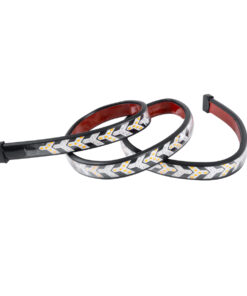 GloboStar® GloboStar® 81735 Car Backlit LED Strip Εύκαμπτη Ταινία 150cm Σήμανσης DRL Αυτοκινήτου 3 Προγραμμάτα Φωτισμού LED SMD 5050 12W DC 9-30V Αδιάβροχη IP65 Πορτοκαλί - Κόκκινο - 2 Χρόνια Εγγύηση