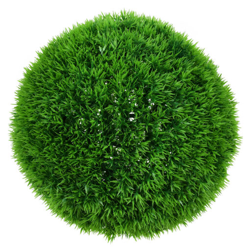 GloboStar® GloboStar® 78509 Artificial - Συνθετικό Τεχνητό Διακοσμητικό Φυτό Θάμνος Γρασίδι Πράσινο Φ28cm