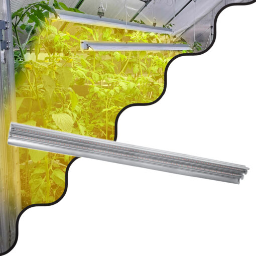 GloboStar® GloboStar® 85959 Linear Grow Light Hydro Spectrum LED Γραμμικό Φωτιστικό Ανάπτυξης Φυτών Υδροπονικού Θερμοκηπίου 120cm SMD 2835 200W 120° AC230V IP54 Εσωτερικού Χώρου για Κάλυψη Επιφάνειας 1.2m x 1.2m