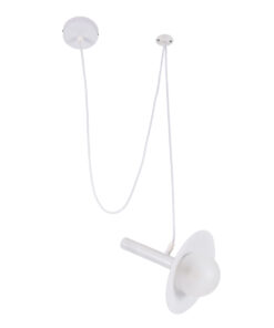 GloboStar® GLOBOSTAR® CELEST 00790 Μοντέρνο Κρεμαστό Φωτιστικό Οροφής με Ντουί 1 x G9 AC 220-240V IP20 - Λευκό - Μ20 x Π20 x Υ26.5cm