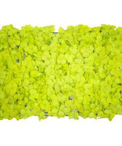 GloboStar® GloboStar® 78324 Συνθετικό Πάνελ Λουλουδιών - Κάθετος Κήπος Άγρια Ορτανσία Λαχανί Μ60 x Υ40 x Π5cm