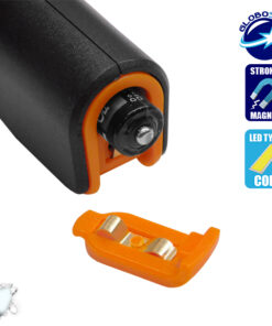GloboStar® Mini Φορητός Φακός PEN COB LED Πορτοκαλί Χρώμα GloboStar 07011
