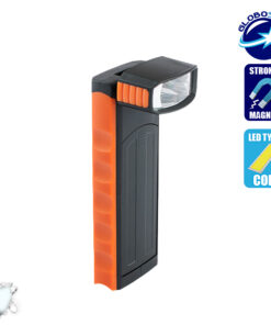 Alternative view of Φορητός Φακός LED με Περιστρεφόμενο Πάνω Μέρος και Πλαϊνό COB GloboStar 07014