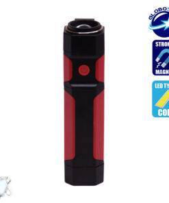 Φορητός Πτυσσόμενος Φακός LED με Εμπρόσθιο και Πλαϊνό Φωτισμό COB GloboStar 07015 8 globostar flash light 96 4