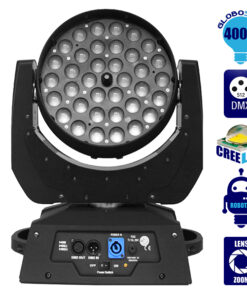 Κινούμενη Ρομποτική Κεφαλή Artemis ZOOM WASH PRO 10°-60° 36*10 Watt CREE LED RGBW 360W 230V DMX512 GloboStar 51116 7 globostar wash head 400w 2