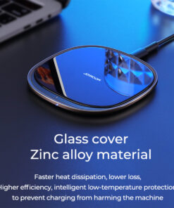 GloboStar® 87181 JOYROOM Originals JR-A23 Τετράγωνη Μαγνητική Βάση Κινητού Αυτοκινήτου Ασύρματη Φόρτιση MagSafe Max 15W Wireless Charging Pad (Qi) Σταθερή με Αυτοκόλλητη Ταινία Λευκό 20 jr a23 87181 white 03