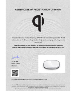 GloboStar® 87181 JOYROOM Originals JR-A23 Τετράγωνη Μαγνητική Βάση Κινητού Αυτοκινήτου Ασύρματη Φόρτιση MagSafe Max 15W Wireless Charging Pad (Qi) Σταθερή με Αυτοκόλλητη Ταινία Λευκό 24 jr a23 87181 white 07