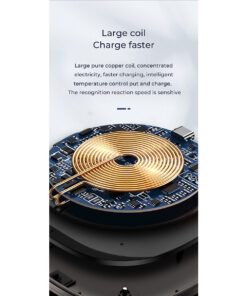 GloboStar® 87181 JOYROOM Originals JR-A23 Τετράγωνη Μαγνητική Βάση Κινητού Αυτοκινήτου Ασύρματη Φόρτιση MagSafe Max 15W Wireless Charging Pad (Qi) Σταθερή με Αυτοκόλλητη Ταινία Λευκό 29 jr a23 87181 white 12