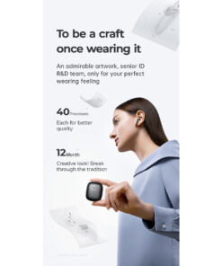 GloboStar® 87055 JOYROOM Originals JR-T13 Bilateral TWS Earphones με Θήκη Φόρτισης True Wireless Bluetooth V5.0 Binaural Συμβατό με iOS & Android Μαύρο 42 jr t13 87055 black 15